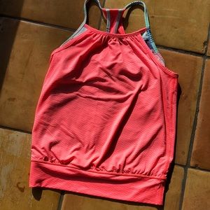 Ivivva tank with built in sports bra